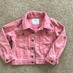 Old Navy pink denim jacket 5T